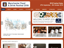 Tablet Screenshot of foodanddrinkfestival.com